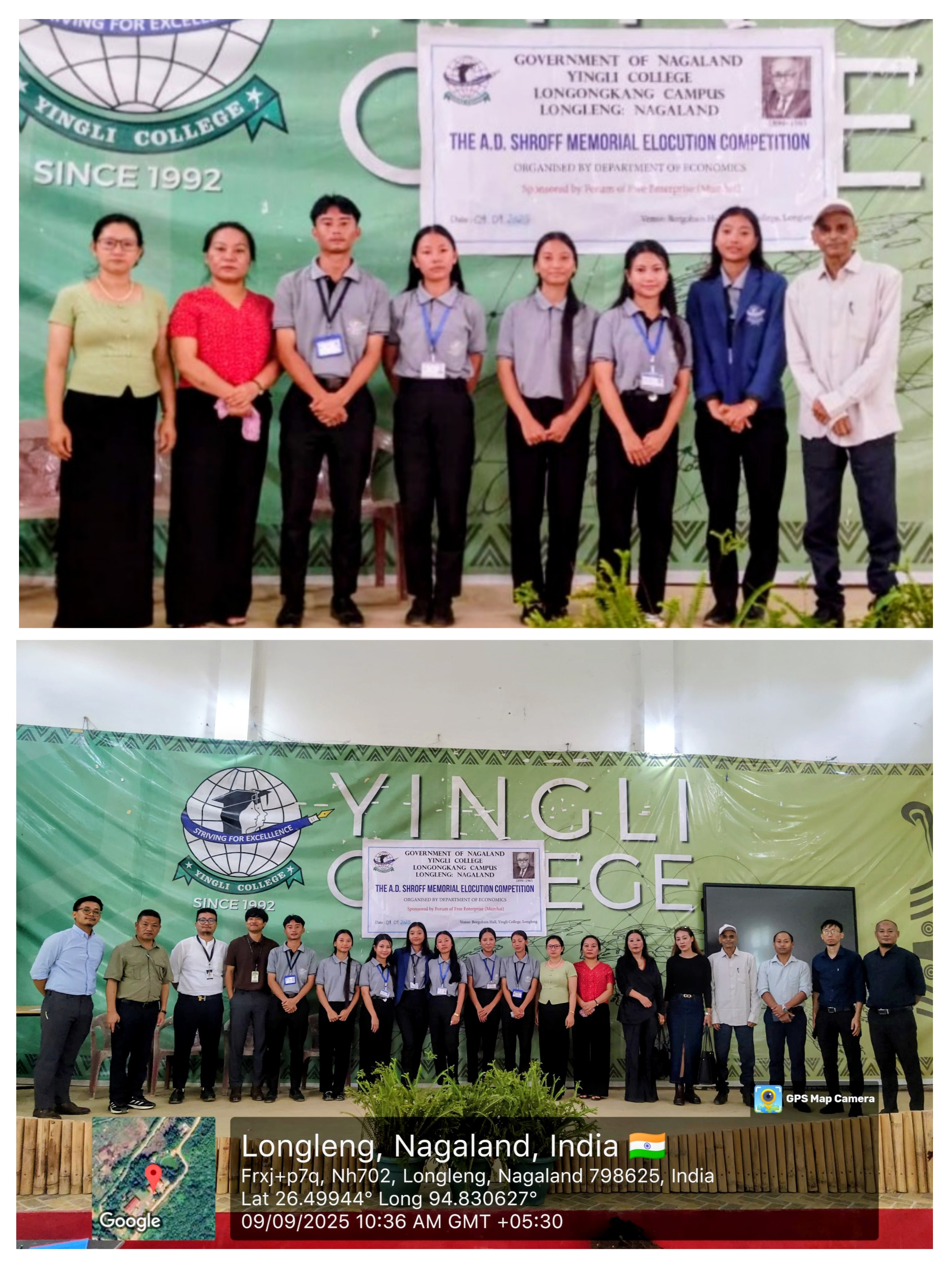 59th A.D. Shroff Memorial Elocution Competition | Economics Department | 09.09.2025